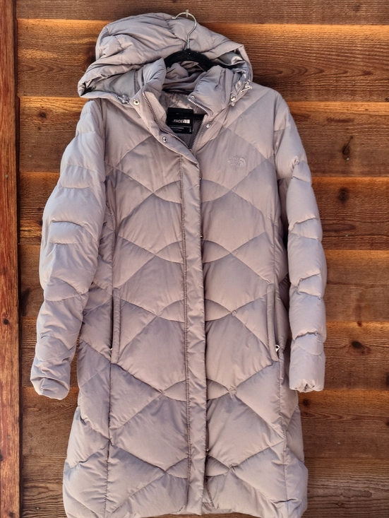 The North Face Jackets & Blazers - The North Face Women's Hooded Long Goosedown Puffer Coat Grey Large